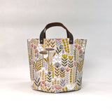 Fen Floral Oval Bottom Knitting Craft Tote Bag