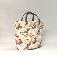 Fiona Pink Oval Bottom Knitting Craft Tote Bag