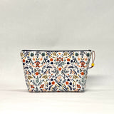 Wildwood White Small Zipper Pouch Gadget Case Cosmetics Project Bag