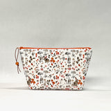 Mushroom Hideaway Small Zipper Pouch Gadget Case Cosmetics Project Bag