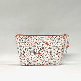 Mushroom Hideaway Small Zipper Pouch Gadget Case Cosmetics Project Bag