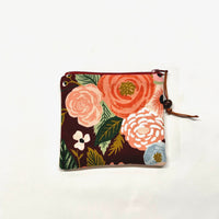 Juliet Burgundy Padded Zipper Pouch / Coin Purse / Gadget / Cosmetic Bag