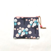 Tree Dwellers Padded Zipper Pouch / Coin Purse / Gadget / Cosmetic Bag