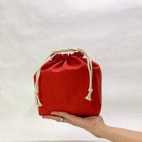 Primrose Ivory Medium Drawstring Knitting Project Craft Bag