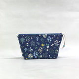 Hawthorne Navy Small Zipper Pouch Gadget Case Cosmetics Project Bag