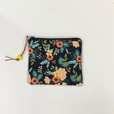 Birch Black Padded Zipper Pouch / Coin Purse / Gadget / Cosmetic Bag