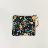 Birch Black Padded Zipper Pouch / Coin Purse / Gadget / Cosmetic Bag